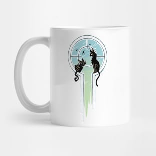 Window Cats Mug